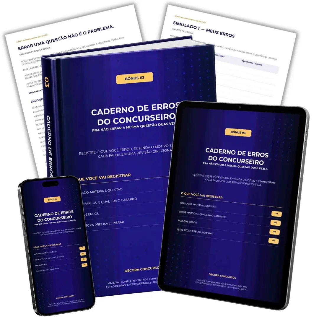 Caderno de Erros do Concurseiro